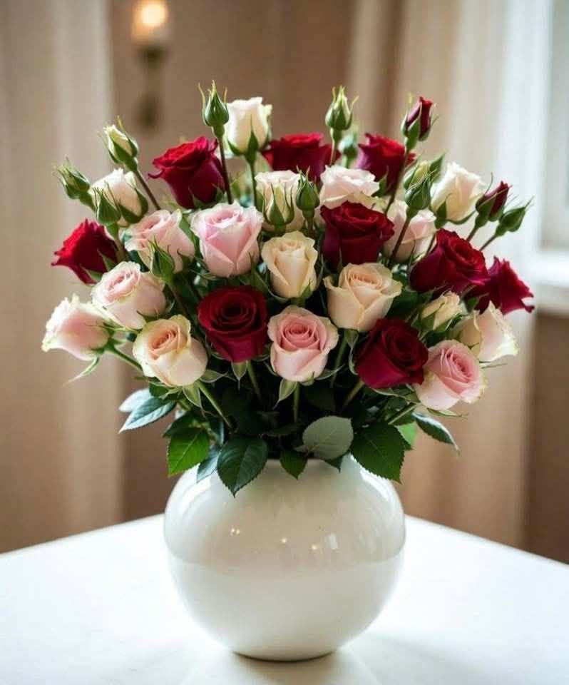 Rose Bouquet Vase