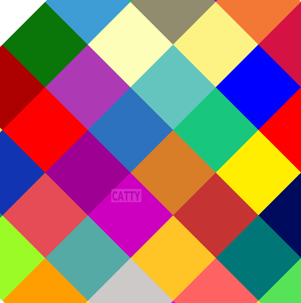Colorful Diamond Grid Pattern