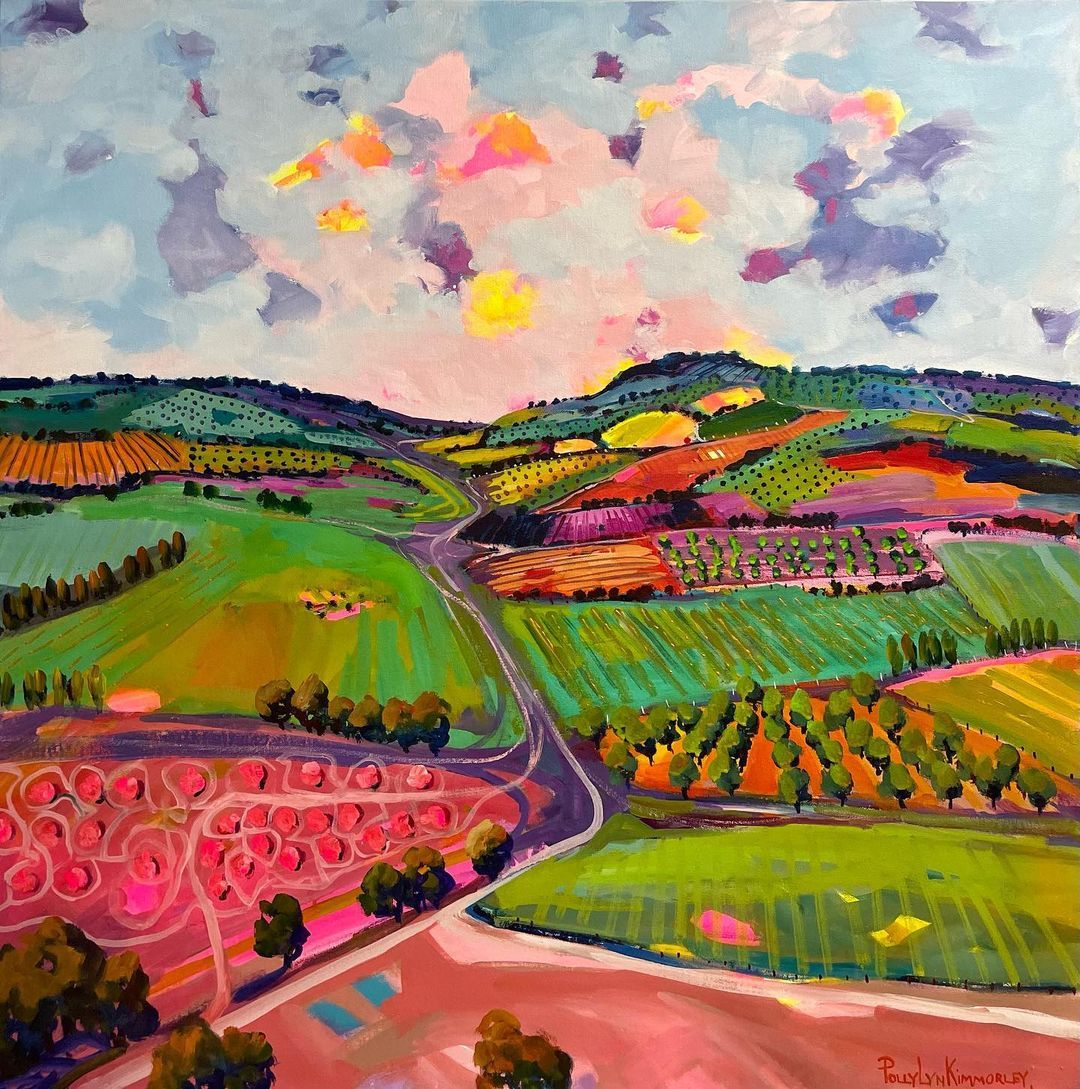 Colorful Prairie Painting