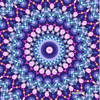 Blue Pink Mandala