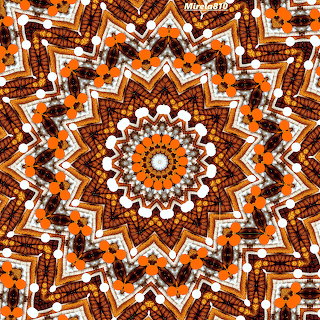 Orange Brown Mandala