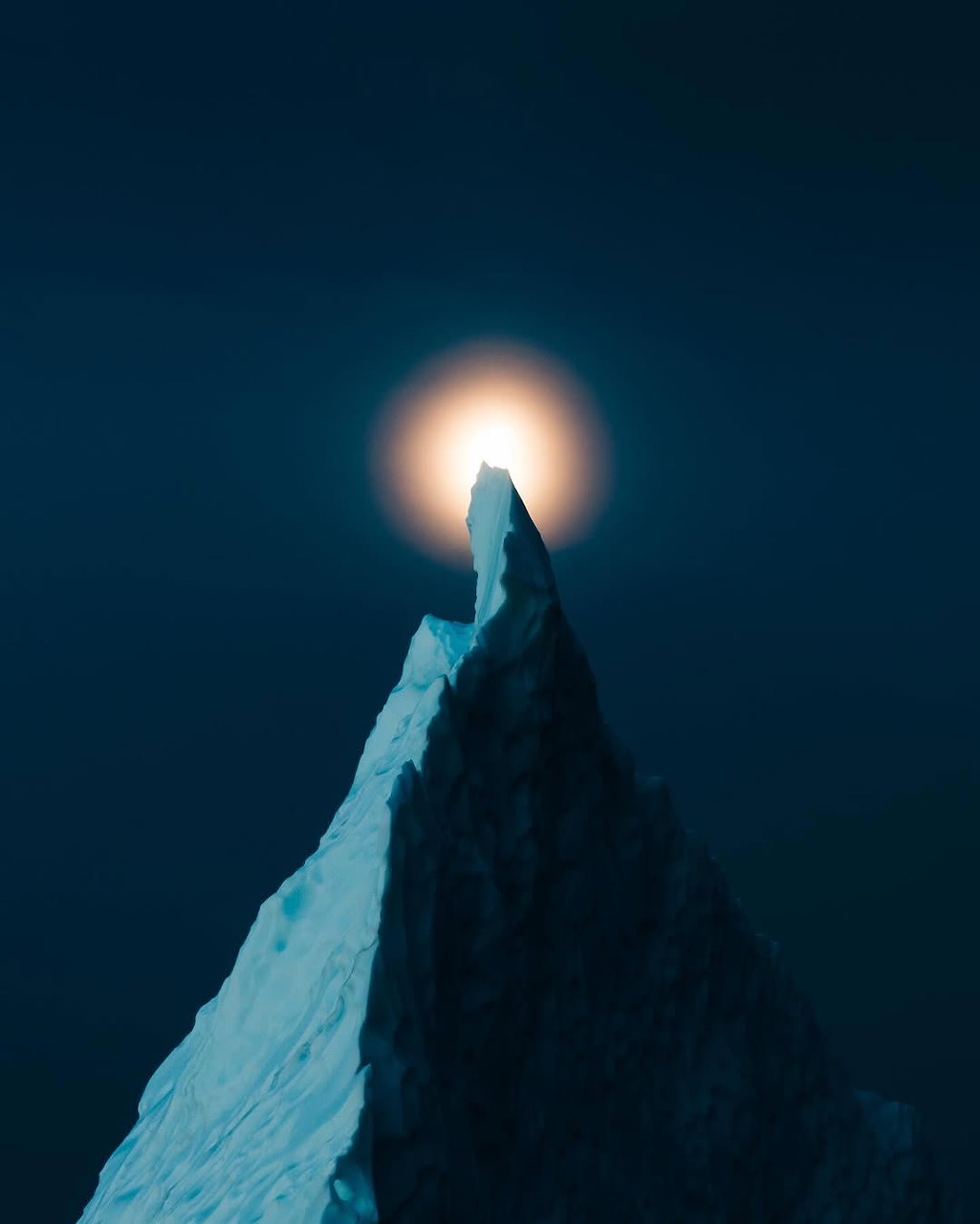 Mountain Peak Moon