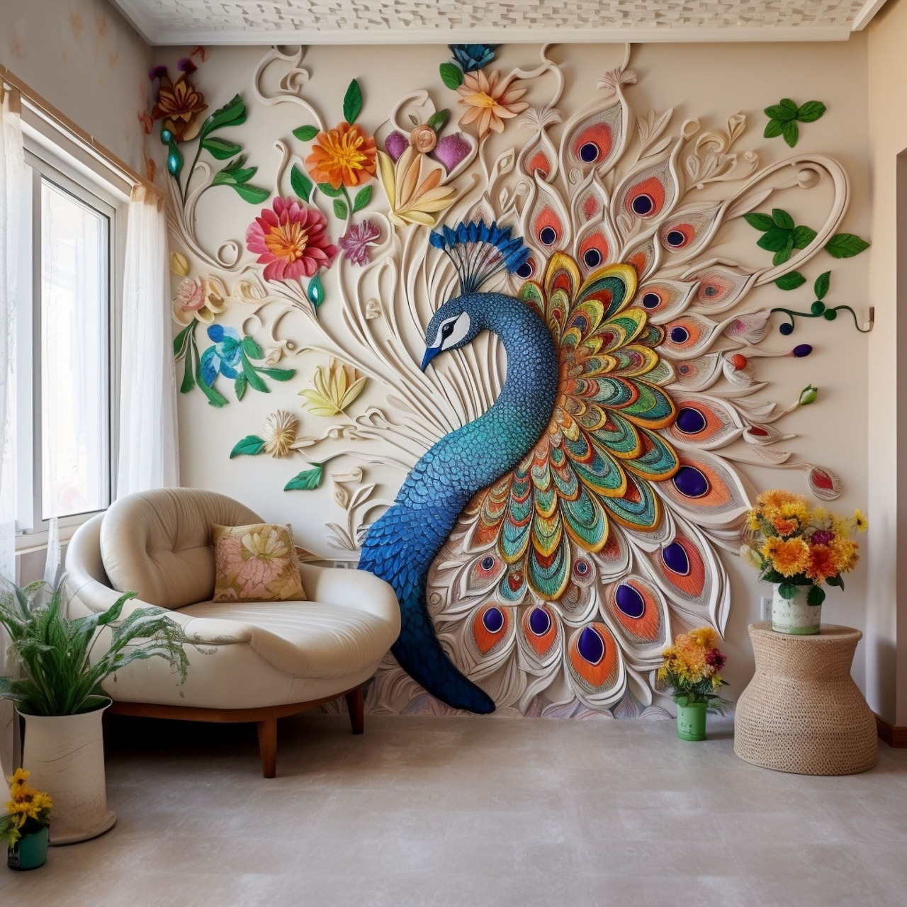 Peacock Wall Art