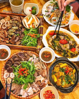 Korean Food Spread