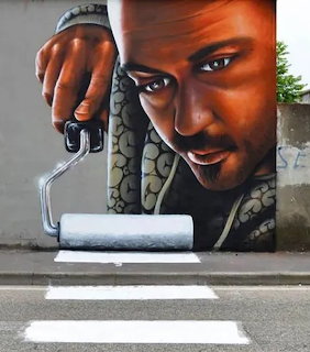 Crosswalk Painter Street Art