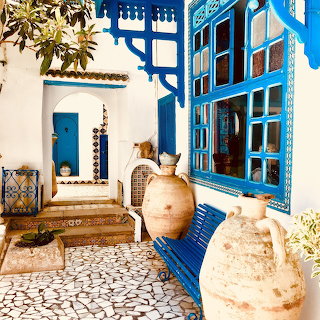 Tunisian House Interior Courtyard