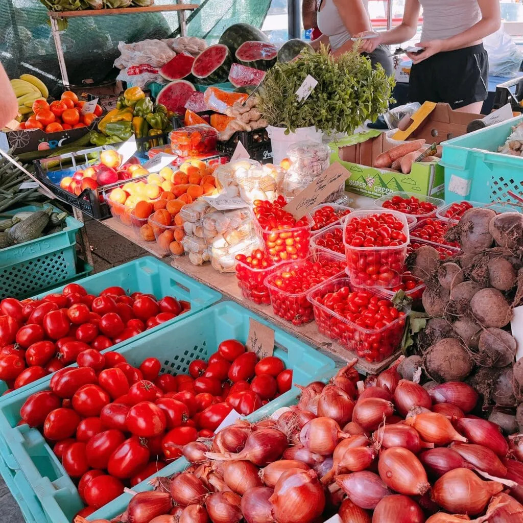 Malta Outdoor Market Produce