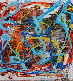 Abstract Paint Swirls