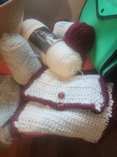 Crochet Purse and Yarn
