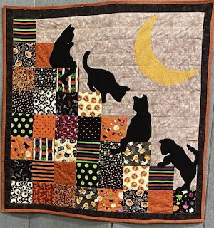 Cat Patchwork Quilt