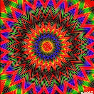 Vibrant Rainbow Mandala Star