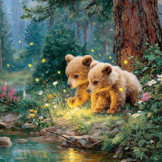 cubs exploring