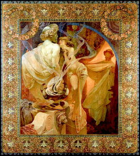 Petronius and Eunice by Mucha