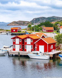 Swedish Red Fishing Village