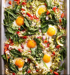 Vegetable Hash with Eggs