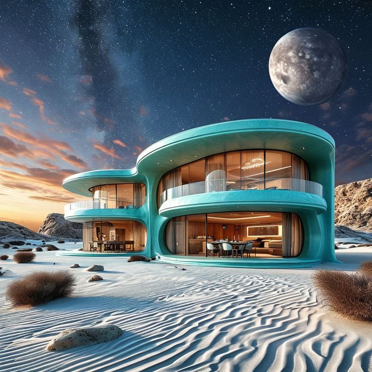 Futuristic Sci-Fi Home