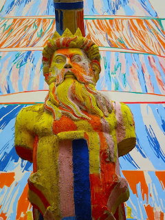 Colorful Bearded Bust