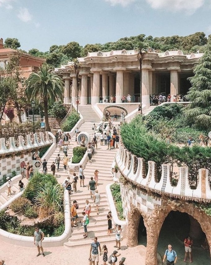 Park Güell Barcelona Staircase
