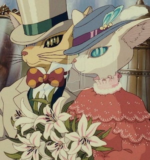 Ghibli style forest spirit in green woodland