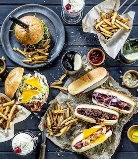 Burgers and Fries Spread