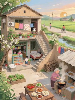 La Vecindad Courtyard Scene