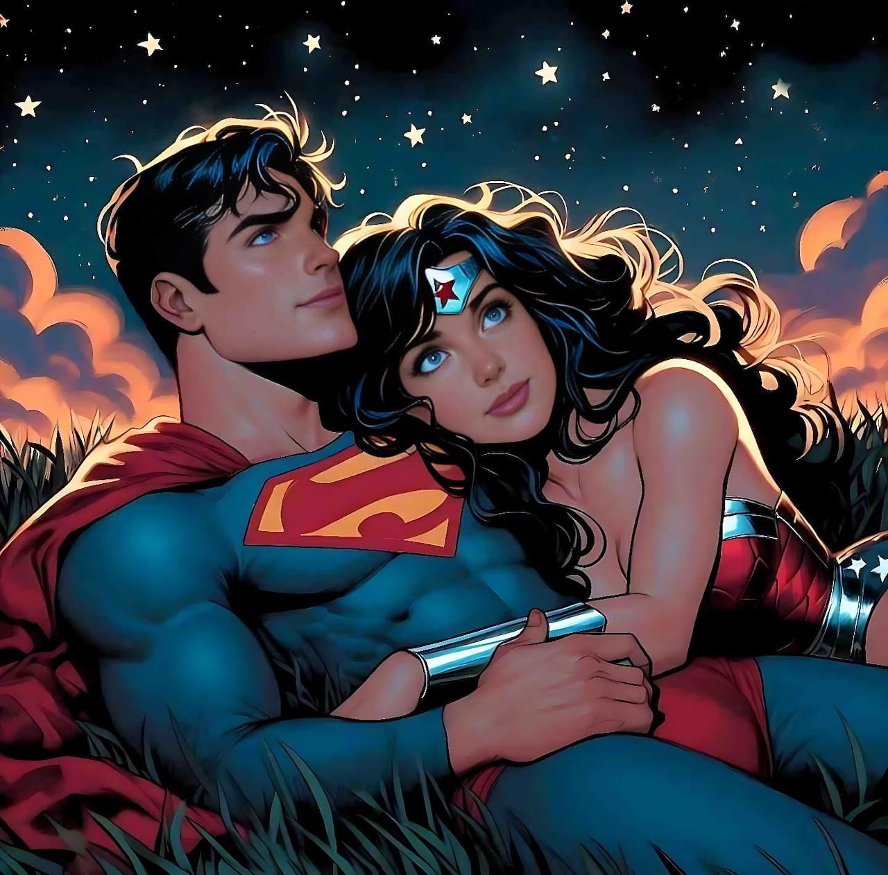 Superman and Wonder Woman