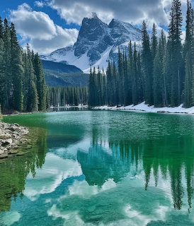 Mountain Lake Reflection