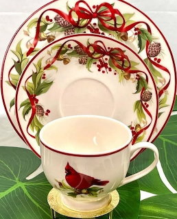 Cardinal Teacup Set