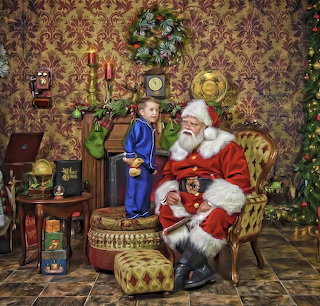 Santa Claus with Boy
