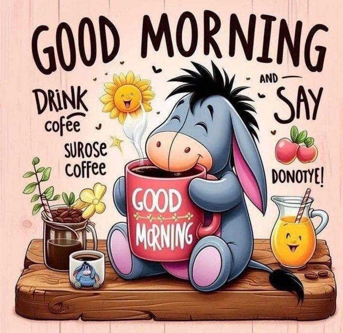 Eeyore Good Morning Coffee