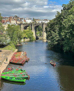 Knaresborough Viaduct and River Nidd
