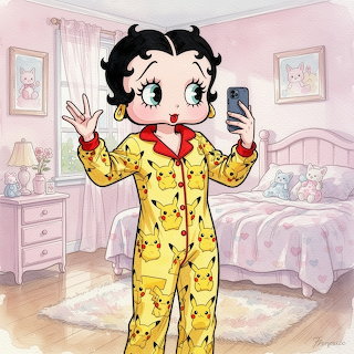 Betty Boop Selfie