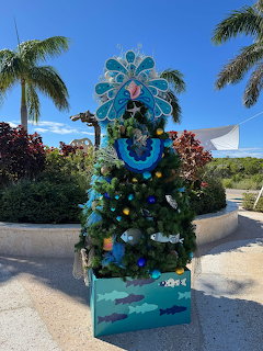 Tropical Beach Christmas Tree