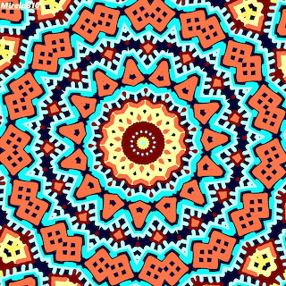 Colorful Geometric Mandala