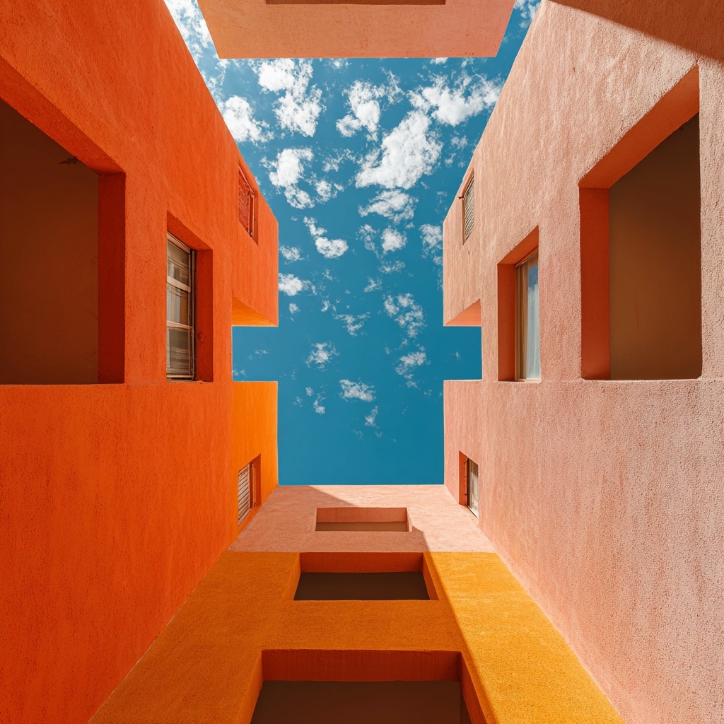 Color block building