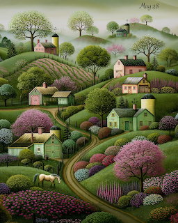 Rolling Hills Village Landscape