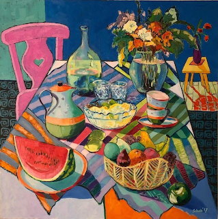 Colorful Still Life Table