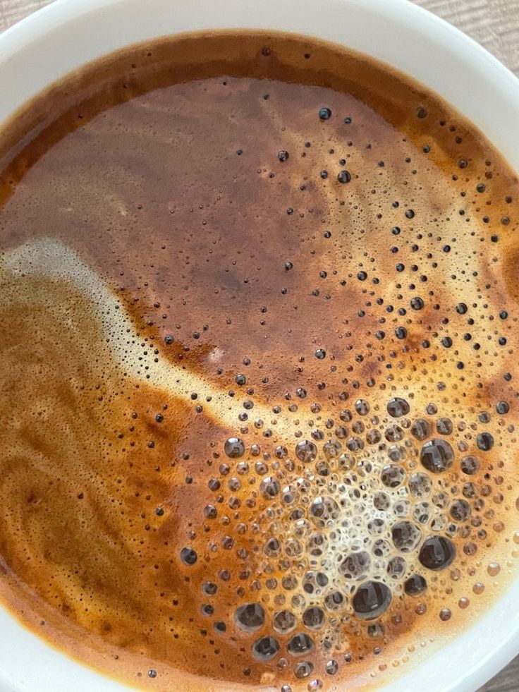 Coffee Crema Closeup