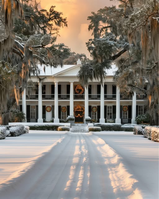 Southern Mansion Winter