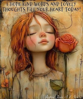 Girl with Red Rose