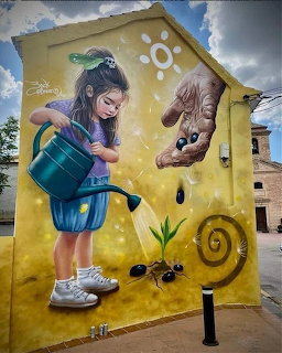 Street Art Mural Girl