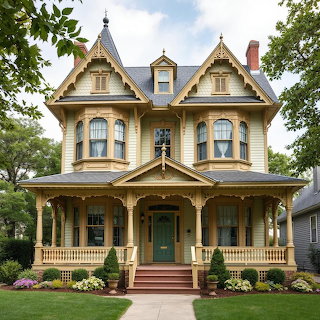 Victorian House with Porch