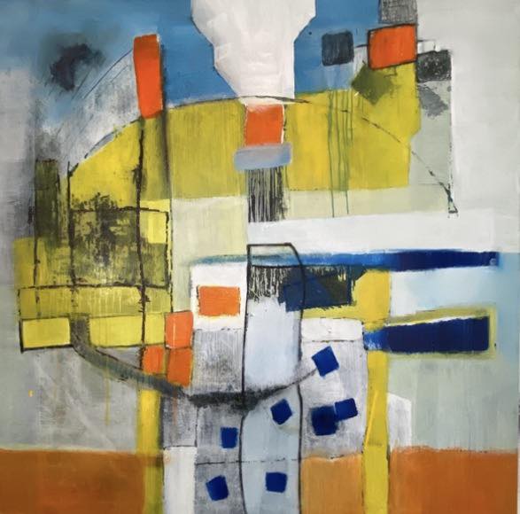 Abstract Geometric Painting