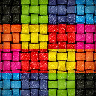 Colorful Mosaic Tile Grid