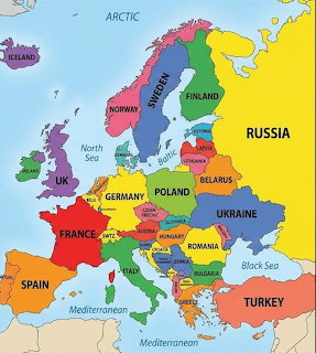 Political Map of Europe