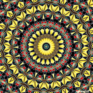 Yellow Mandala Pattern