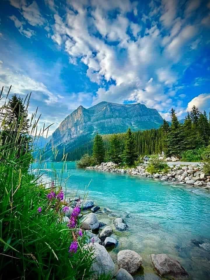 Turquoise Mountain Lake
