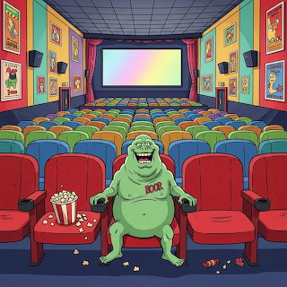 Slimer Ghostbusters Movie Theater