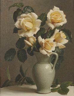 Still Life of Yellow Roses