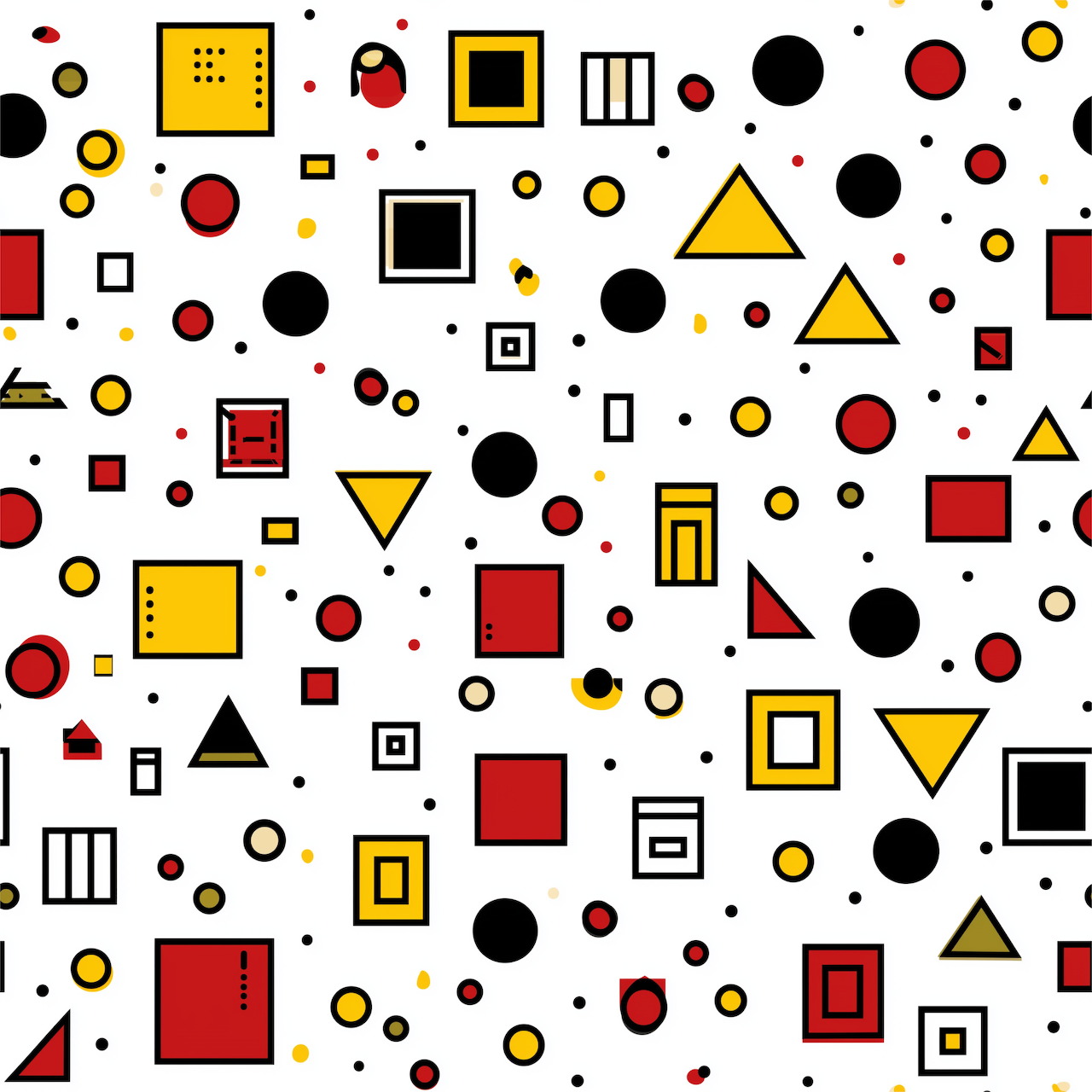Bauhaus Geometric Abstract